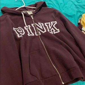 Victoria’s Secret Pink zip up hoodie